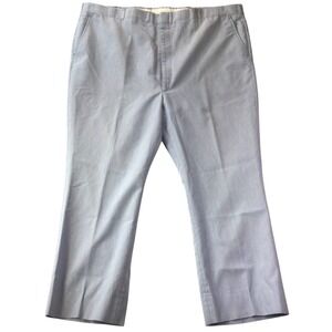 Hubbard Pants Mens Vintage Light Blue 44x27 Pinstripe Business Casual USA